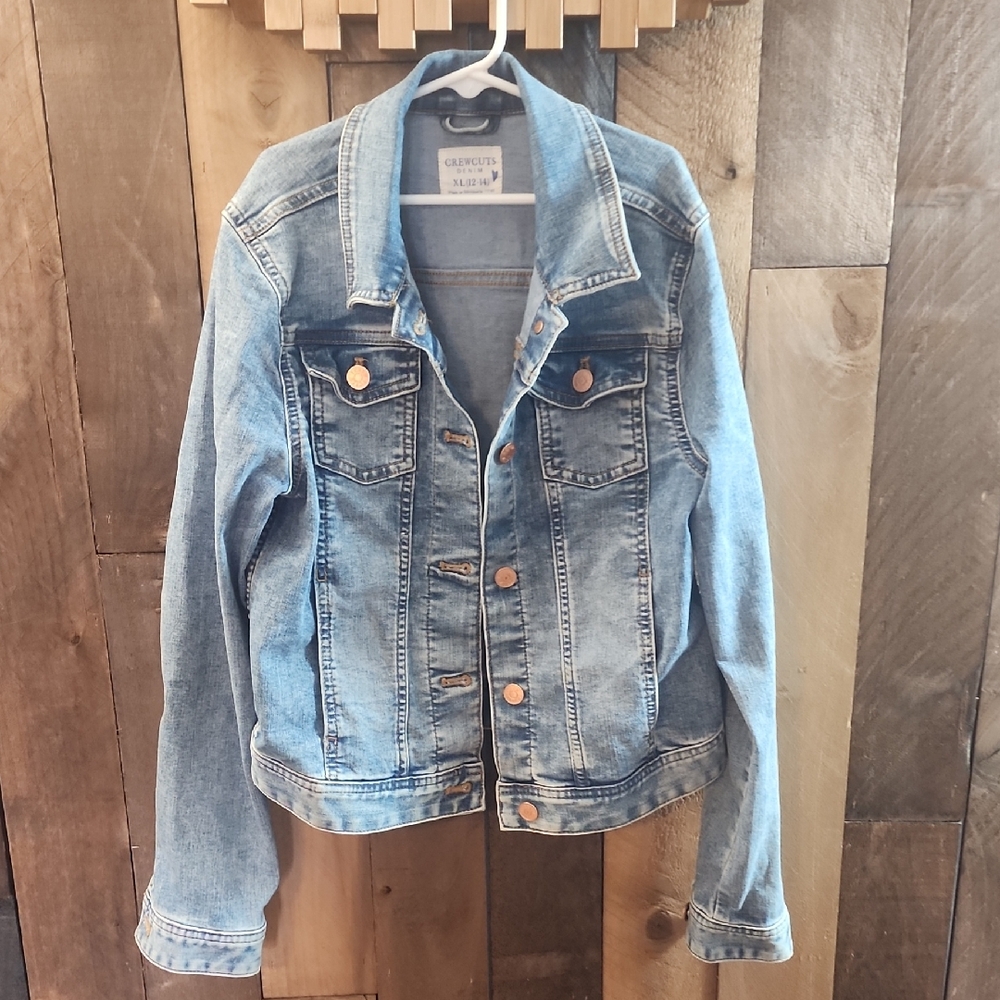 Crewcuts Kids Denim Jacket Size XL
